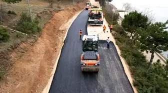 Pelitözü Gölpark'ta asfaltlama çalışmaları başladı