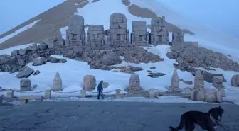 Yolu açılan Nemrut Dağı ilk turistleri ağırladı