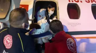 Yüzünden parça kopan Serdar, ambulans uçakla götürüldüğü Antalya'da ameliyat edildi