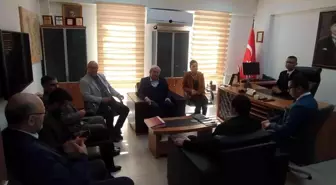 Belediye Başkanı Şahin, İlçe Emniyet Müdürlüğü'nü ziyaret etti