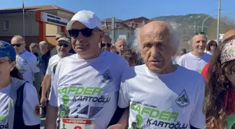 Zonguldak'ta 1. Ulusal Devrek Safder Kartoğlu Yarı Maratonu koşuldu