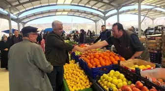 Başkan Çalışkan'dan pazaryeri ziyaret