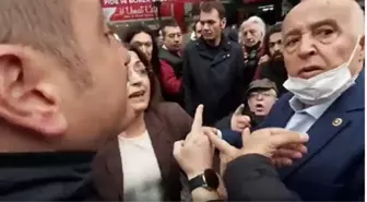 Kadıköy'deki protestoda polisten HDP'li milletvekiline tepki: Bana şerefsiz diyemezsiniz