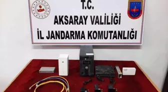 Aksaray'da inşaattan hırsızlık yapan 2 şüpheli yakalandı