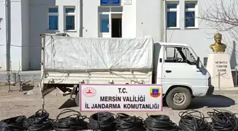 Mersin'de kablo hırsızlığı yapan 2 kişi tutuklandı