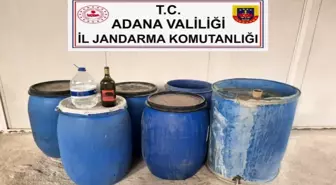 Adana'da sahte içki üretilen eve operasyon