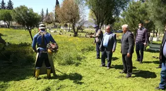 Başkan Atay'dan mezarlıklarda bakım denetimi