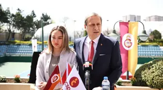 Galatasaray Taç Spor Tesisleri'nde Can Üner Merkez Kortu açıldı