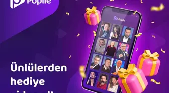 Popile ünlü isimlerle video hediye seçeneği oluşturdu