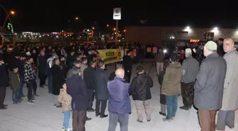 İsrail'in Mescid-i Aksa baskını Ağrı'da protesto edildi