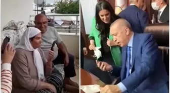 Cumhurbaşkanı Erdoğan, kanser hastası Halime teyzeyle görüştü