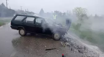 Son dakika gündem: Edirne'de otomobiller çarpıştı, 1 kişi öldü, 1 kişi yaralandı