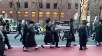 New York'ta İsrail karşıtı protesto gösterisi