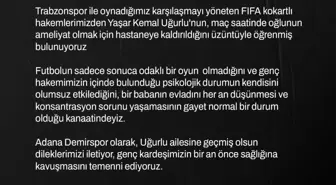 Adana Demirspor'dan Yaşar Kemal Uğurlu açıklaması