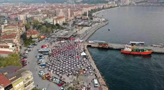 Gemlik'te denize nazır iftar