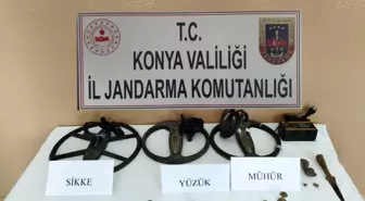 Son dakika haberleri... Konya'da tarihi eser operasyonu