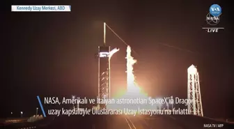 NASA Astronotları SpaceX Kapsülüyle Uzaya Fırlatıldı