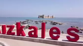 Mersin'in turizm merkezi Kızkalesi'nde tesisler bayram tatiline hazır