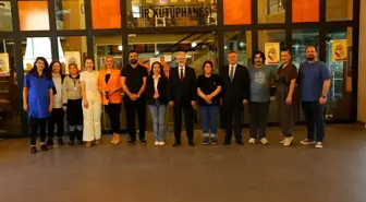 Nilüfer ailesi son mesai gününde bayramlaştı