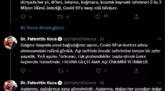 Bakan Koca: Fırtına geçti; ama aşı önemini yitirmedi