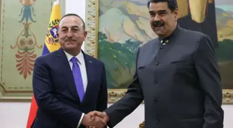 Çavuşoğlu, Venezuela Devlet Başkanı Maduro ile görüştü