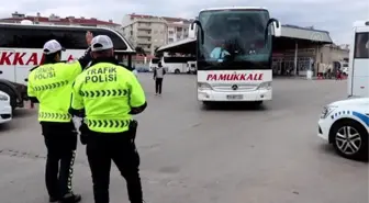 KIRKLARELİ - Yolcu otobüsleri denetlendi