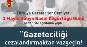 Tgc: İktidar Temsilcilerini ve Siyasetçileri Gazetecilik Mesleğini ve Haberi Suç Gören Anlayıştan Vazgeçmeye Çağırıyoruz