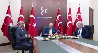 MHP heyeti, DSP, BBP, Yeniden Refah Partisi ve Saadet Partisi heyetleri ile video konferans aracılığıyla bayramlaştı