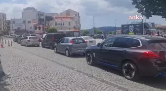 Çanakkale'de Feribot Kuyruğu