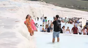 Pamukkale'de bayram bereketi