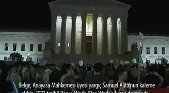 ABD Anayasa Mahkemesi Önünde Kürtaj Protestoları