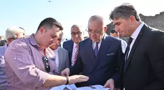 Başkan Ergün, Jeopark Ziyaretçi Merkezi'ni İnceledi