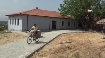 Bursa'da eski köy okulları bisiklet evi oluyor