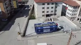 'Gezen Sinema Tır'ı ilk olarak kuruluş toprakları Söğüt'te sahne aldı