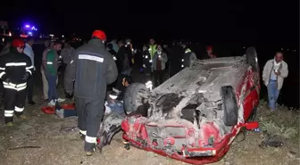 Kontrolden çıkan otomobil takla attı: 1 çocuk öldü, 7 kişi yaralandı