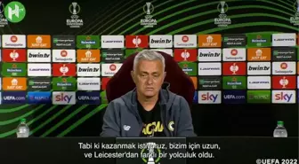 Mourinho: 'Trabzonspor bizi çok zorladı.'