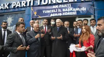 AK Partili Yıldırım, partisinin ve Memur-Sen'in hizmet binasının açılışını yaptı