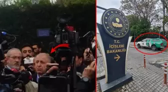 Dikkat çeken kare! Ümit Özdağ'ın gelişiyle arbede yaşanan İçişleri Bakanlığı'nın önüne HAYDİ aracı çekilmiş