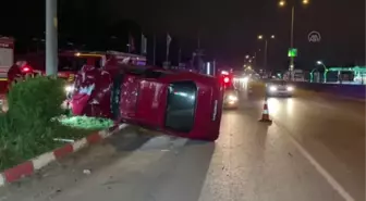 Polisin 'dur' ihtarına uymayıp kaçan sürücü kazada ağır yaralandı