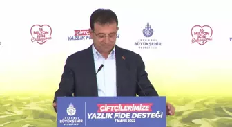 İbb, Üreticiye 5 Milyon Yazlık Sebze Fidesi Dağıtımına Başladı... İmamoğlu: 'Bizi Beton Duvarlar Değil, Bereketli Tarlalar Aydınlığa Kavuşturacak'