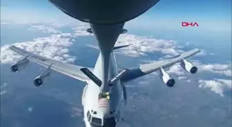 Türk Hava Kuvvetleri tanker uçağı tarafından NATO'nun AWACS uçağına Romanya üzerinde yakıt ikmali