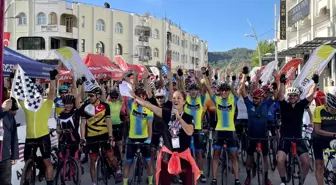 Amatör bisikletçiler AKRA Gran Fondo Antalya'da yarıştı