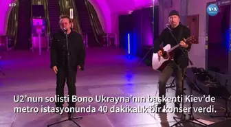 Bono'dan Kiev Metrosunda Konser