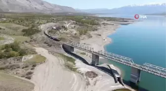 Türkiye'nin en uzun demir yolu köprüsü Elazığ'da