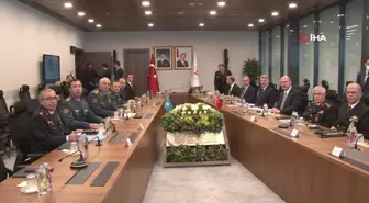 Bakan Soylu, Kazakistan Savunma Bakanı Orgeneral Ruslan Jaksylkov'u kabul etti