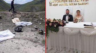 Motosikletle gezmeye çıkan çift, kaza geçirip yaşamını yitirdi
