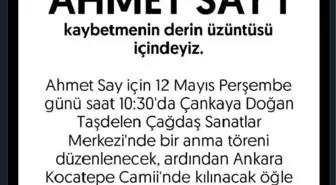 Sanatçı Ahmet Say Vefat etti (2)