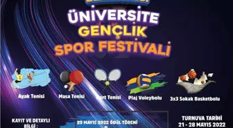 Üniversite Gençlik Spor Festivali başlıyor