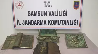 Samsun'da deri üzerine Aramice yazılmış İncil ele geçirildi