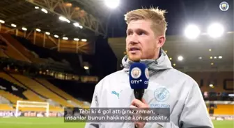 De Bruyne: 'Gençliğimden beri sol ayağımı çalıştırıyorum.'